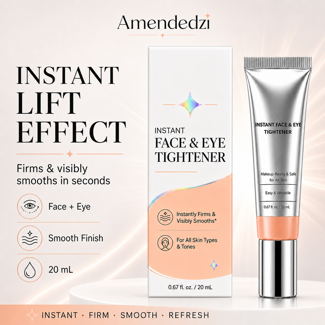 Instantly Smooth the Look of Eye Bags, Puffiness & Fine Lines