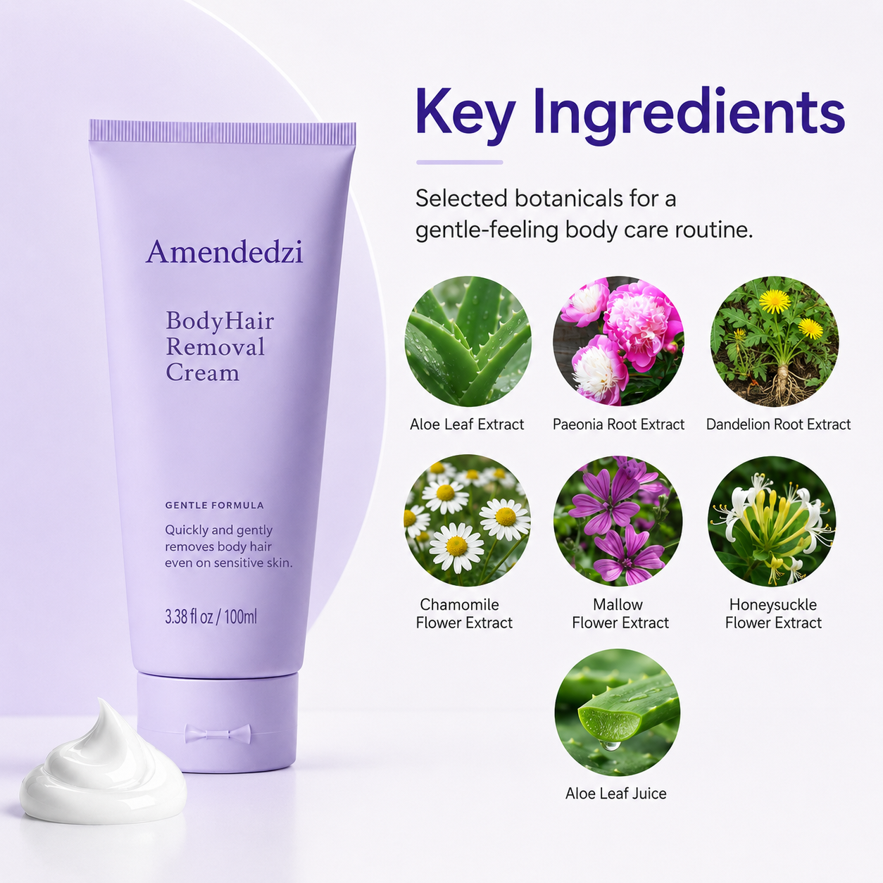 Hair removal cream