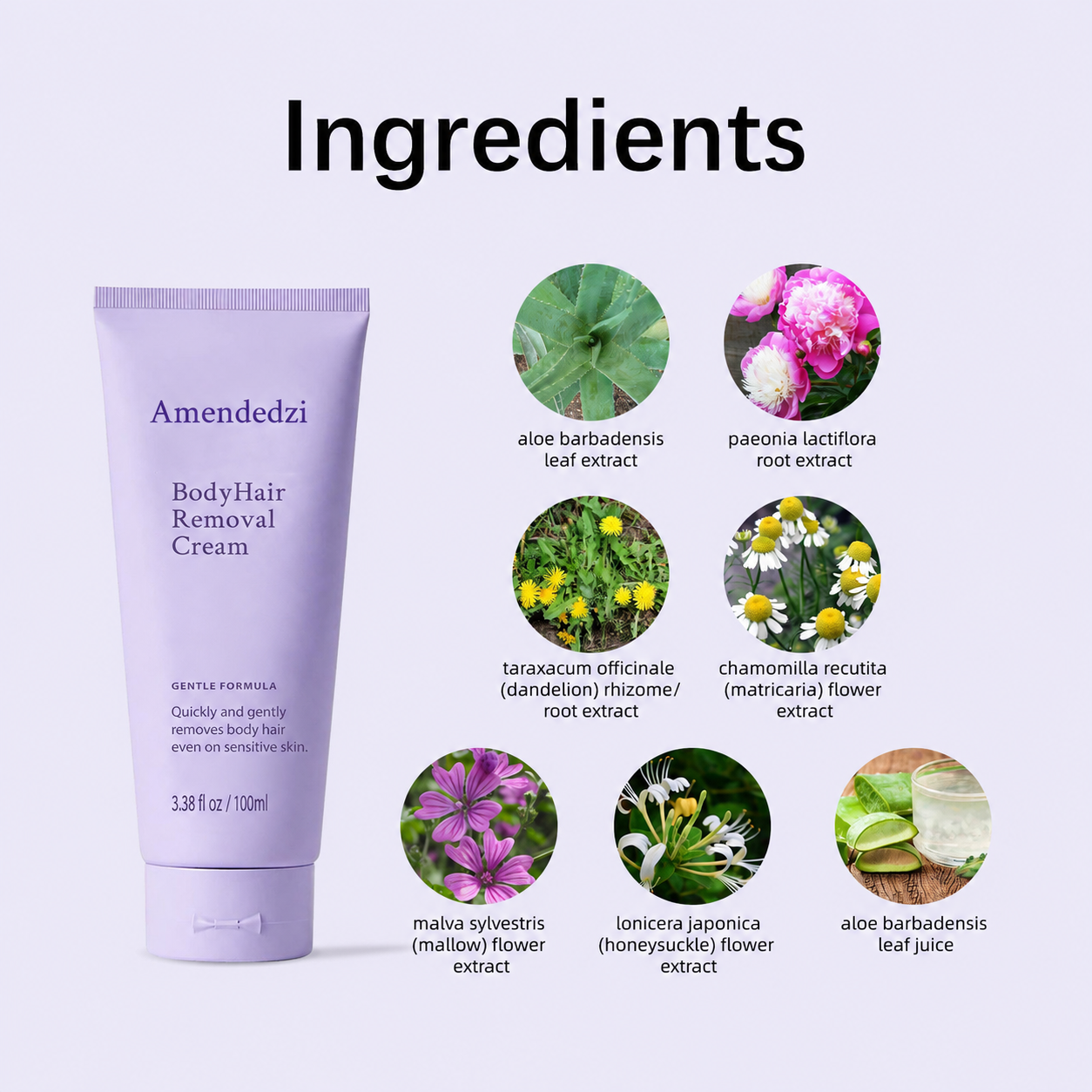Hair removal cream