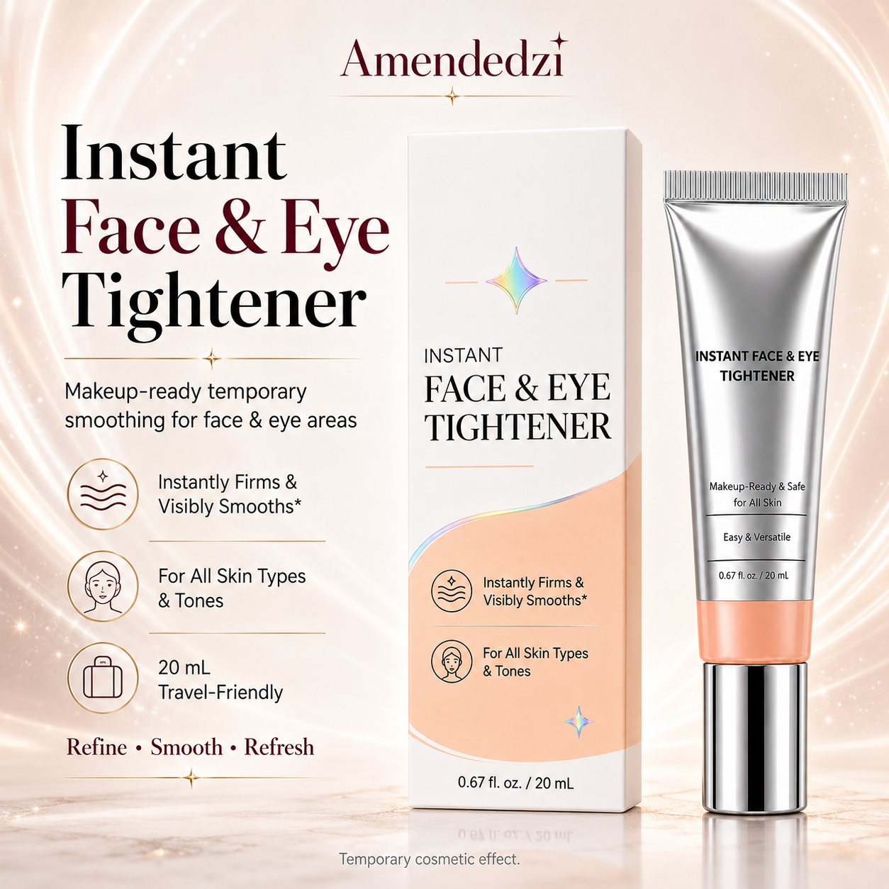 Instantly Smooth the Look of Eye Bags, Puffiness & Fine Lines