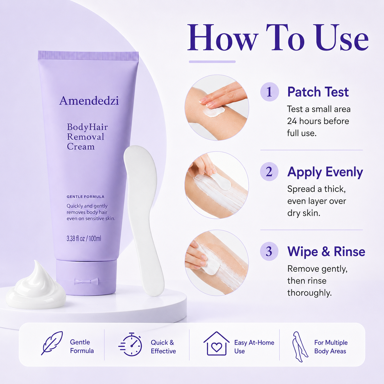 Hair removal cream